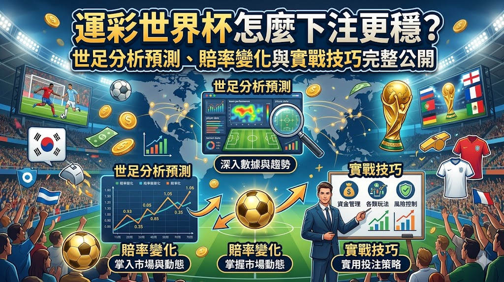 運彩世界杯怎麼下注更穩？世足分析預測、賠率變化與實戰技巧完整公開