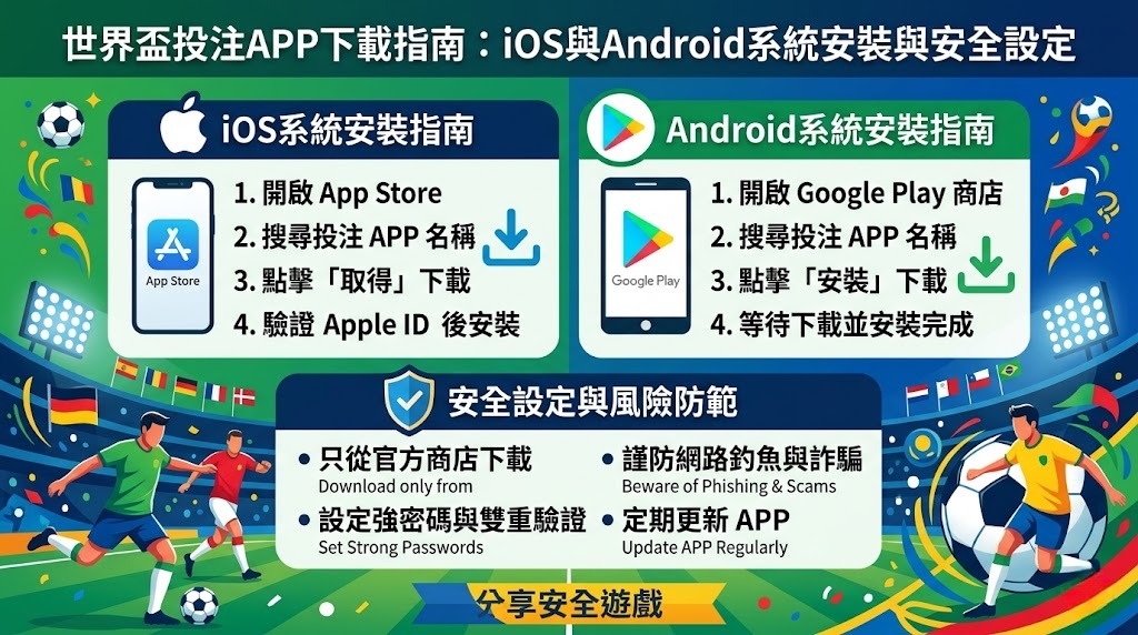iOS與Android系統安裝與安全設定